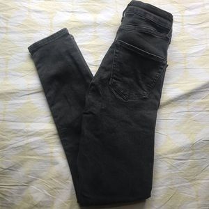 Dark grey Topshop Jamie jeans
